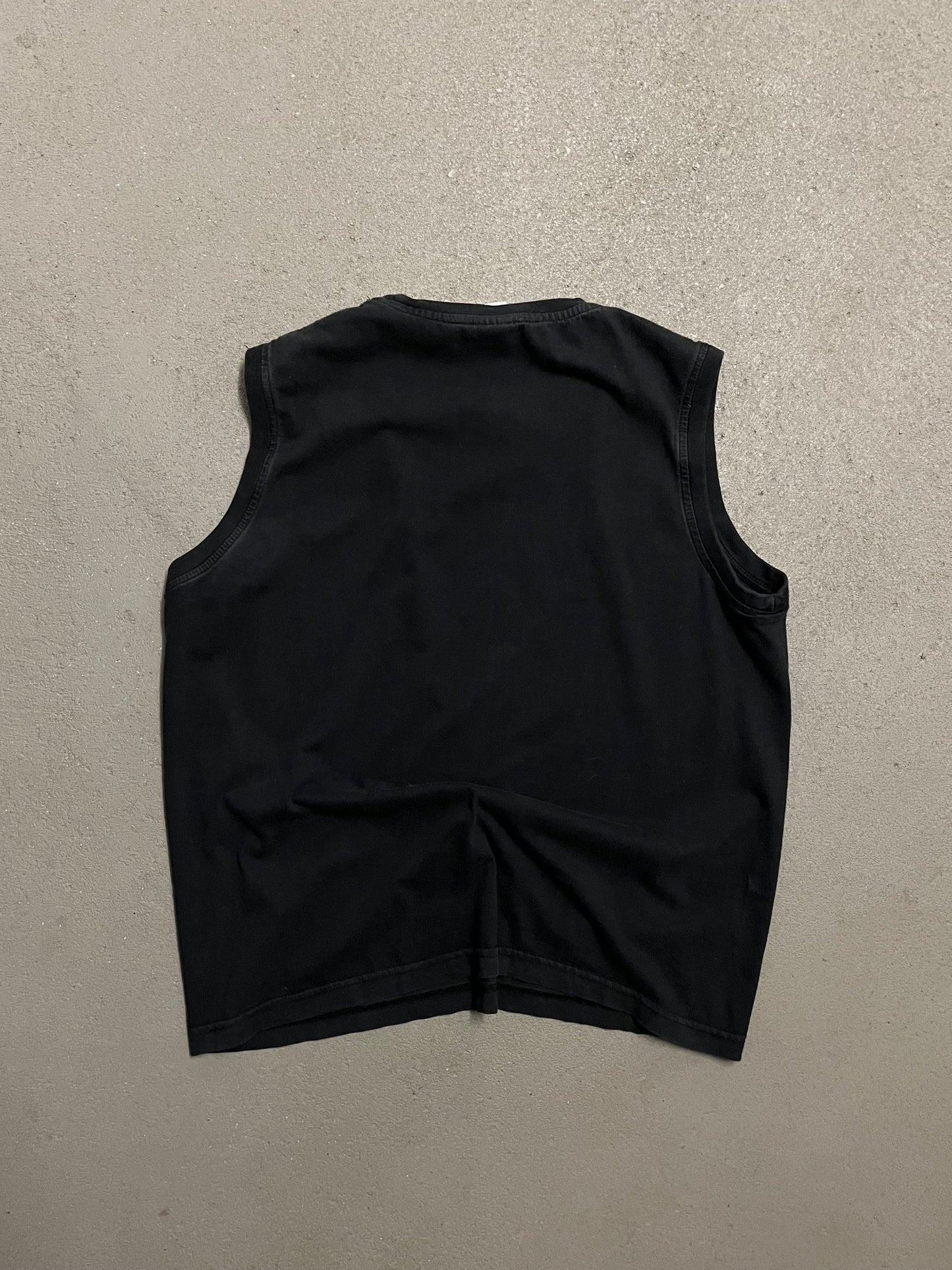 Vintage Y2K Black Mallorca Tribal Tank Top - M (W)