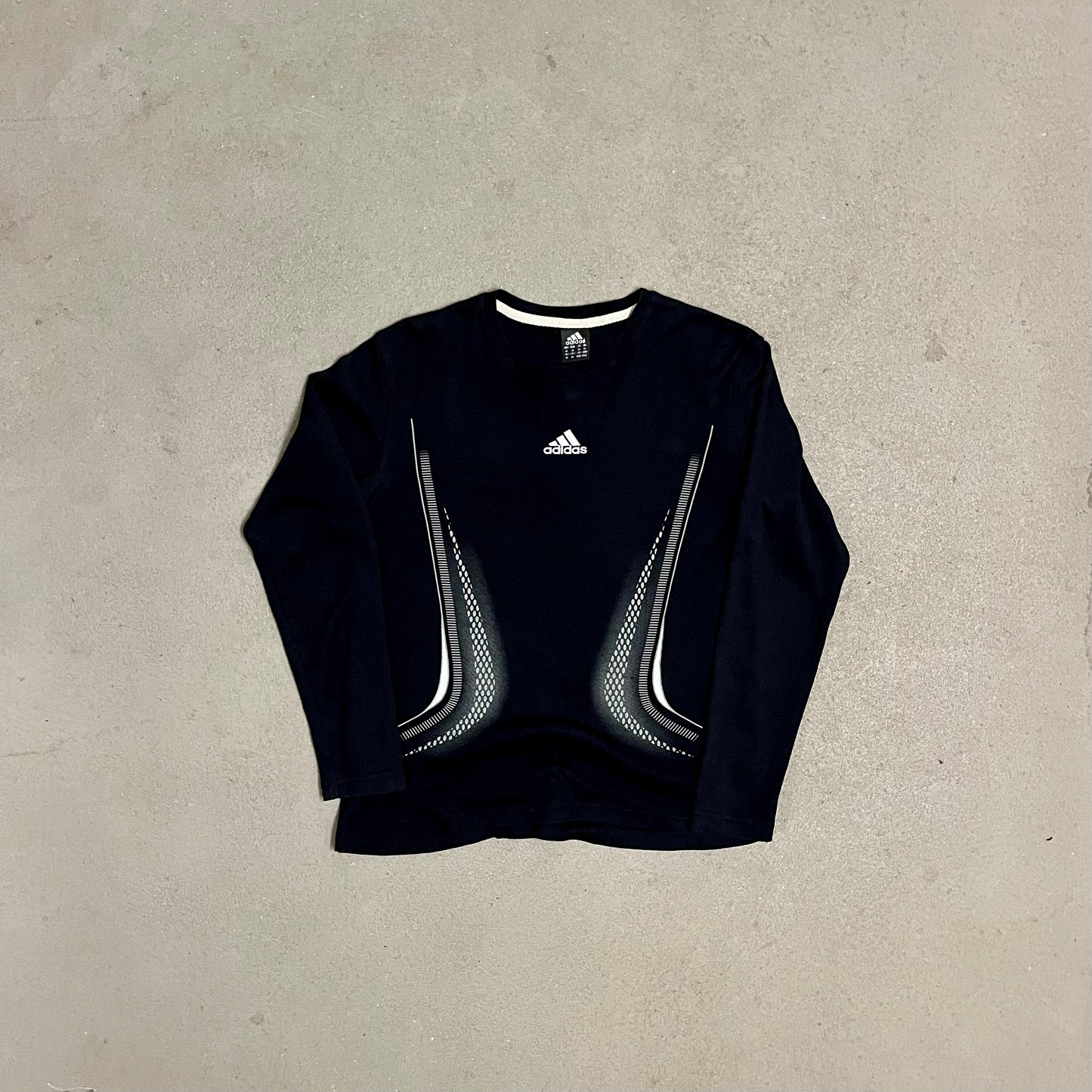 Vintage Y2K Black Adidas Longsleeve - M