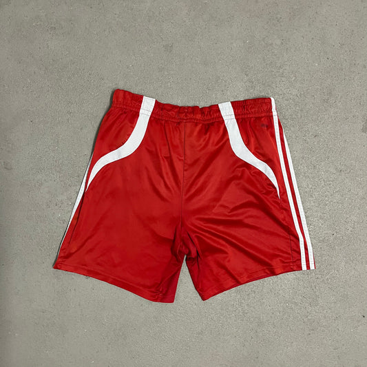 2007 Red Adidas Shorts - L