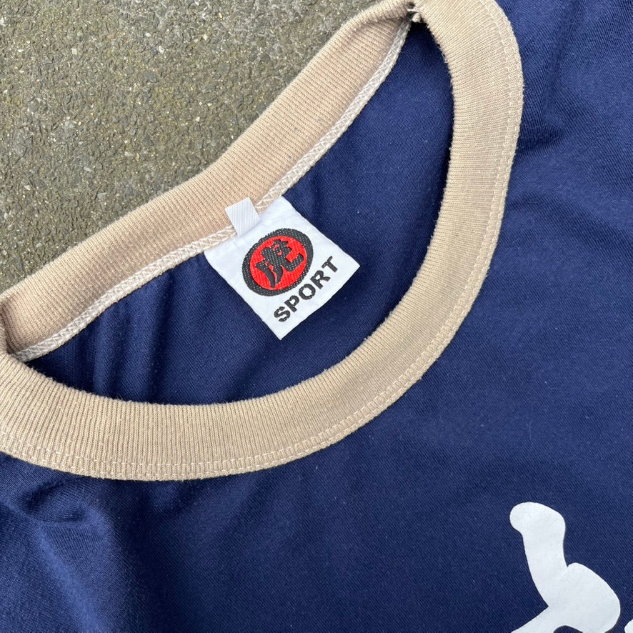 Vintage Blue Diesel Ringer Tee - M (W)