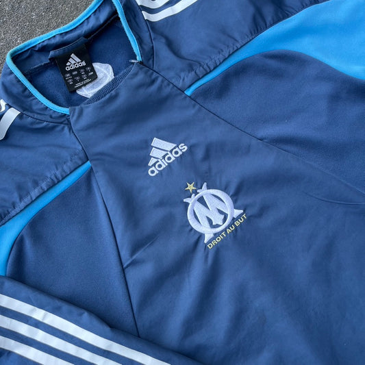 Vintage 2004 Blue Adidas Marseille Track Top - L
