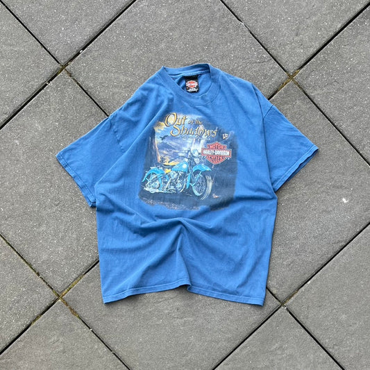 Vintage 2001 Blue Harley Davidson Tee  - XL