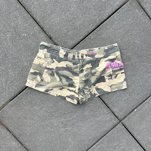 Vintage Y2K Green Camo Billabong Shorts - M (W)
