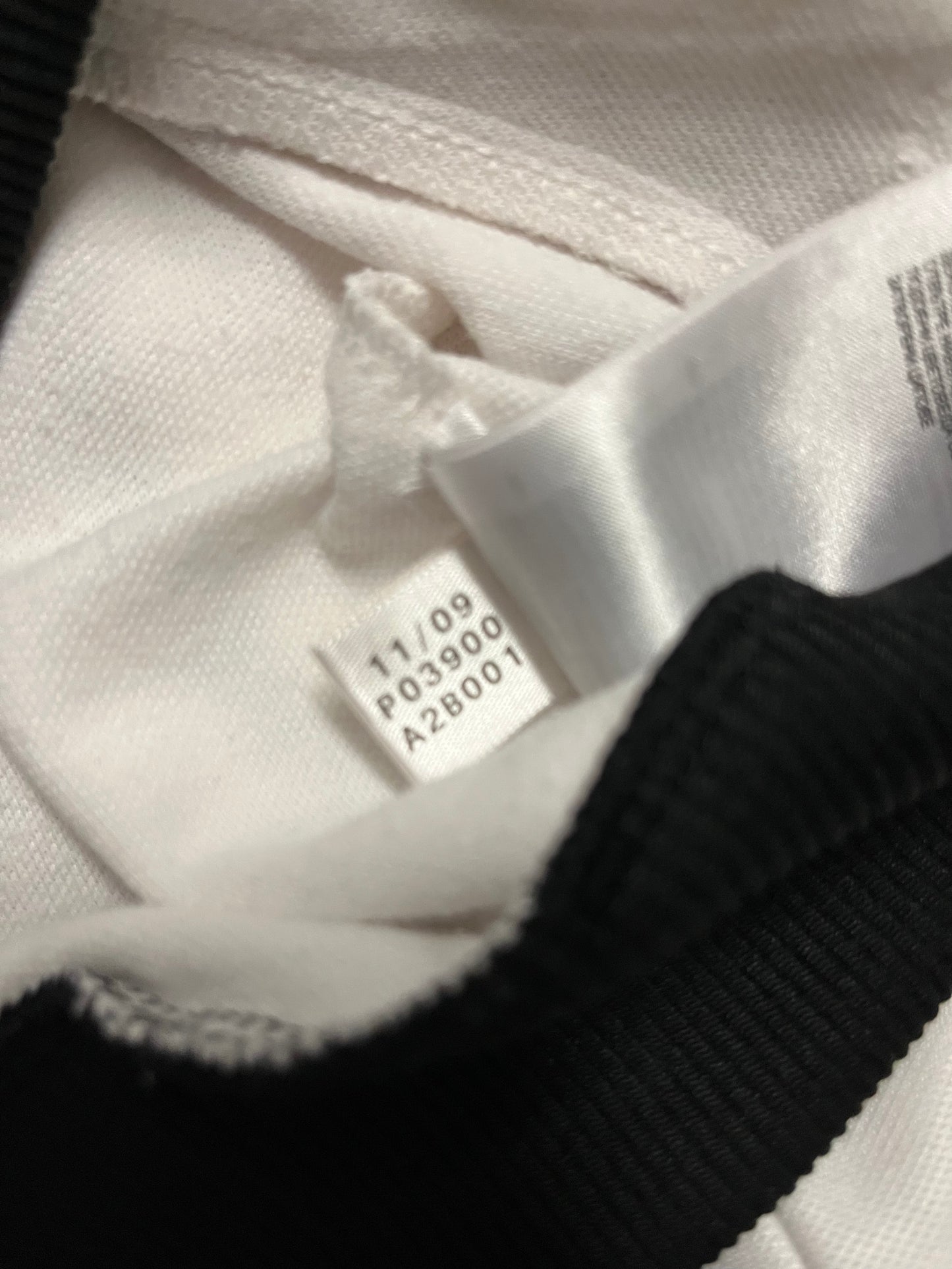 2009 White Black Adidas Beckenbauer Track Jacket - M