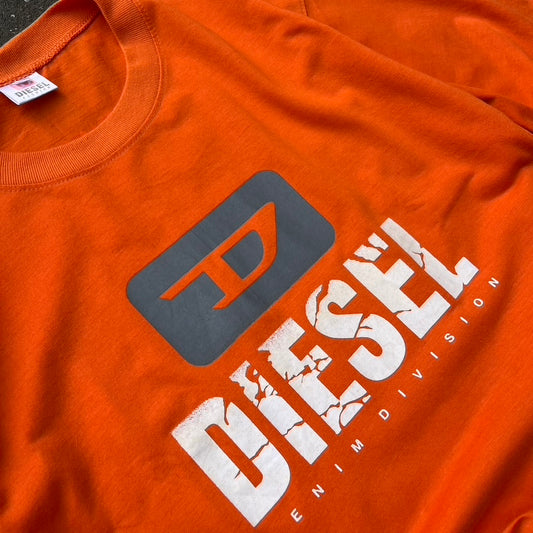 Vintage Orange Diesel Tee  - L