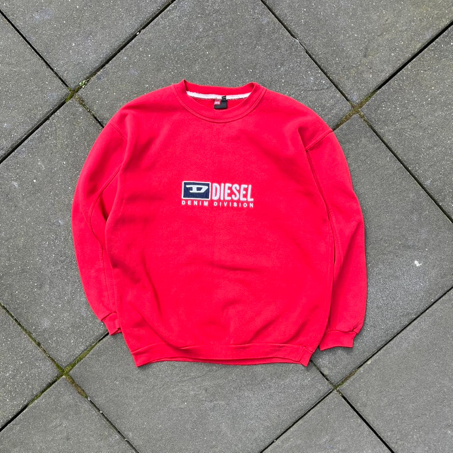 Vintage Red Diesel Sweater - L