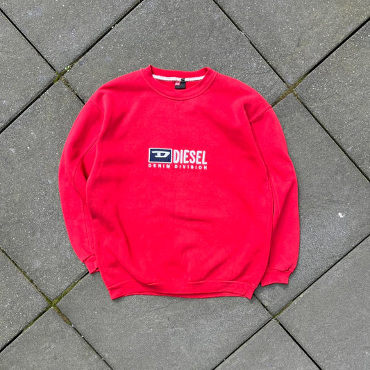 Vintage Red Diesel Sweater - L
