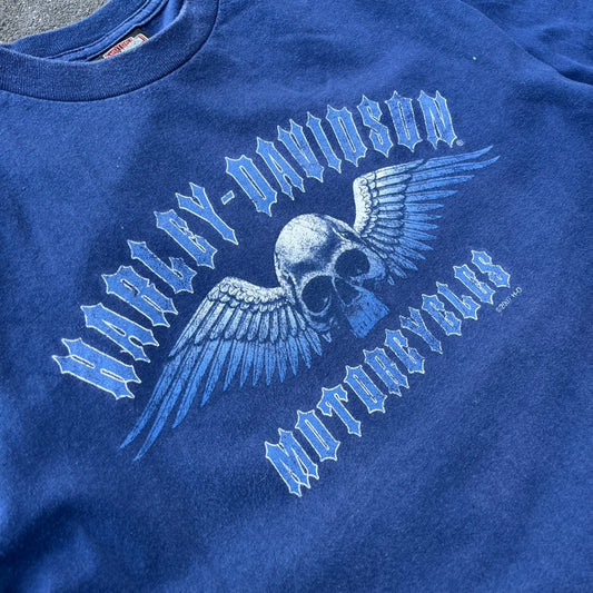 2007 Blue Harley Davidson Tee - XL