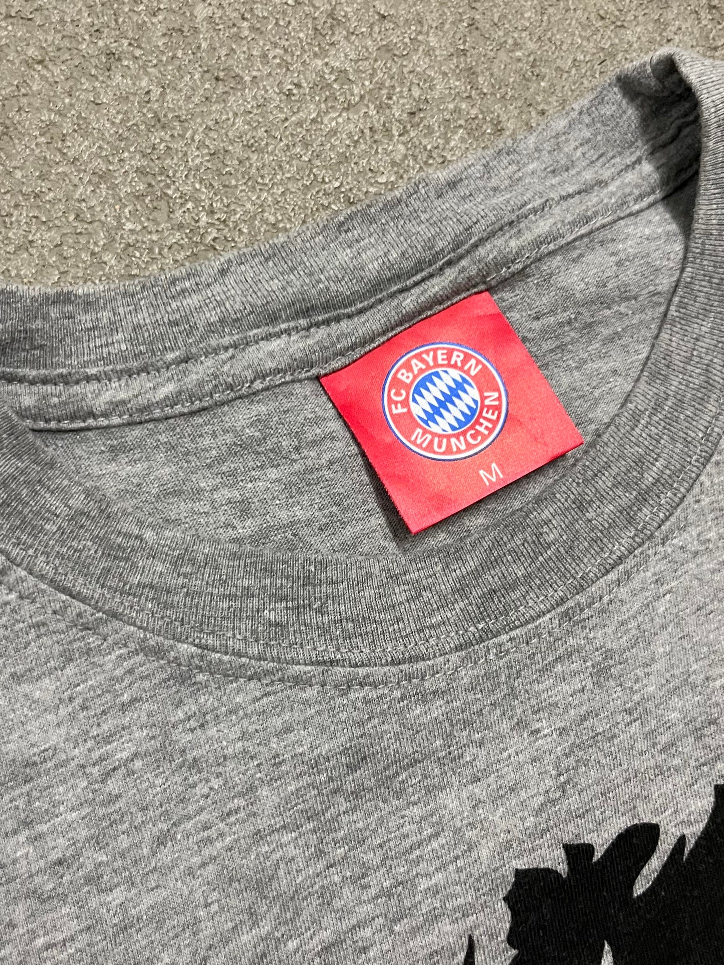 Vintage Grey FC Bayern Oliver Kahn Tee - M
