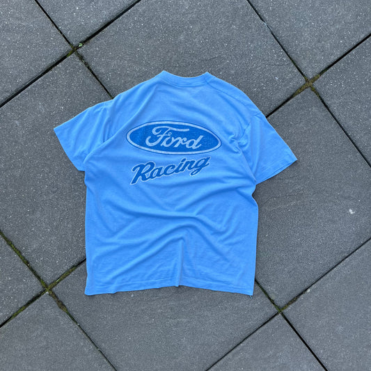 Vintage Blue Ford Racing Single Stitch Tee - M