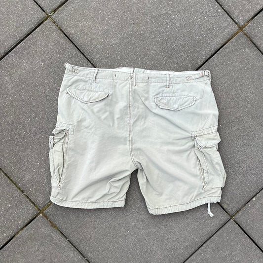 Vintage Beige Polo Ralph Lauren Cargo Shorts - 40