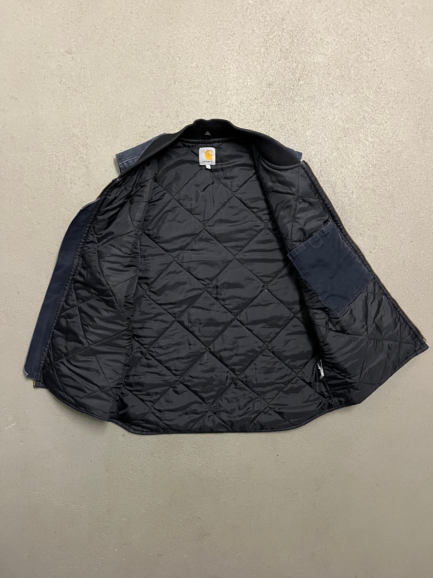 Vintage Blue Faded Carhartt Vest - L