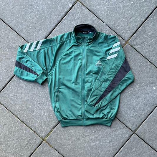 Vintage 1999 Green Adidas Track Jacket - L