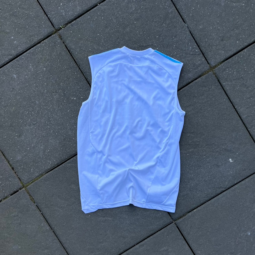 2010 White Olympique Marseille Tank Top - L