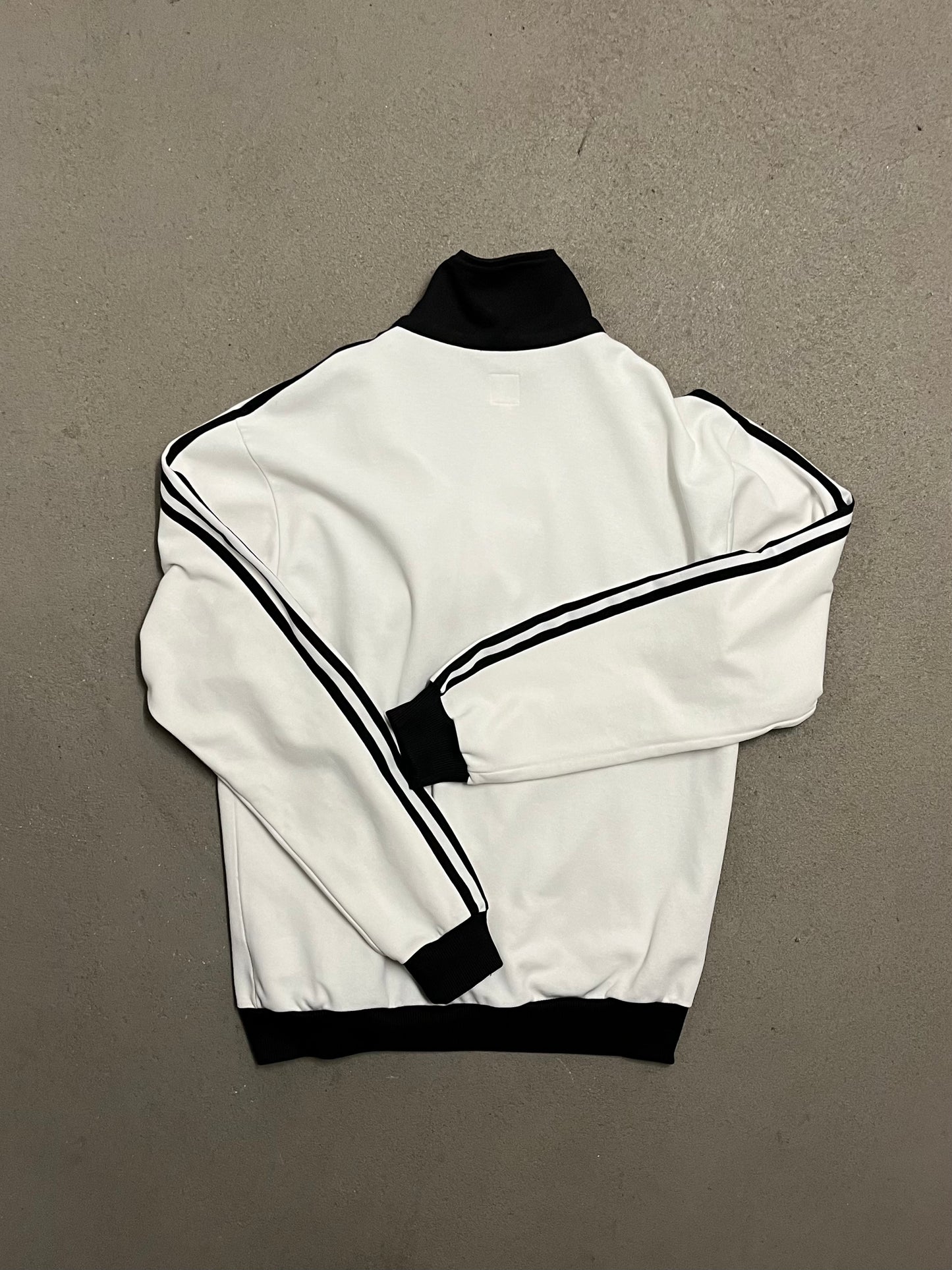 Vintage 2005 White Black Adidas Beckenbauer Track Jacket - L