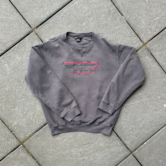 Vintage Grey Diesel Sweater - L (W)
