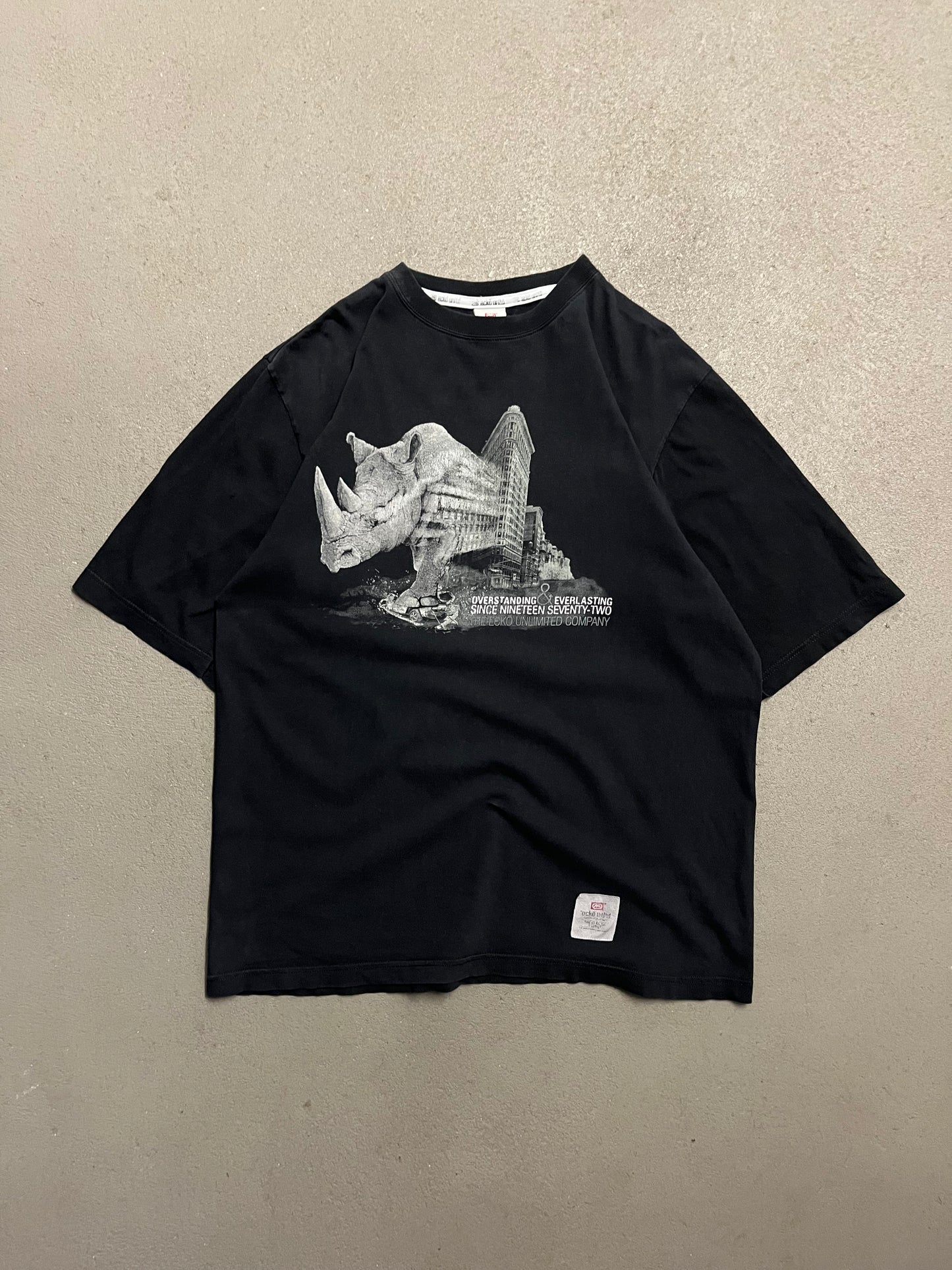Vintage Y2K Black Ecko Tee - M