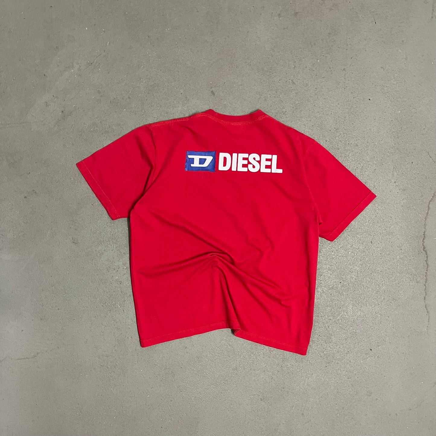 Vintage Y2K Red Diesel Dragon Tee - L