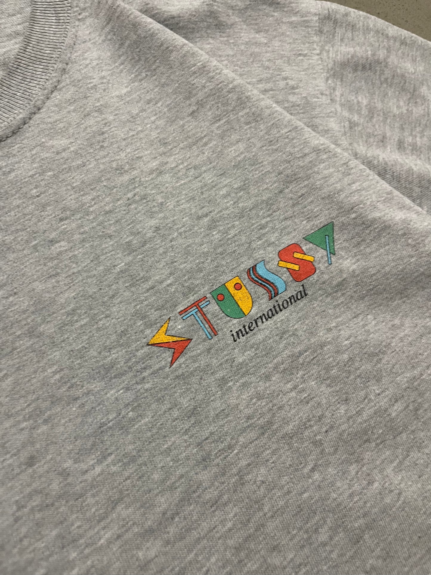 Grey Stüssy International Tee - M
