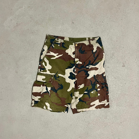 Green Carhartt Camo Shorts - 31