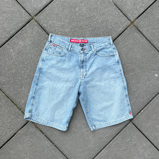 Vintage Y2K Blue Ecko Baggy Jeans Shorts - 36