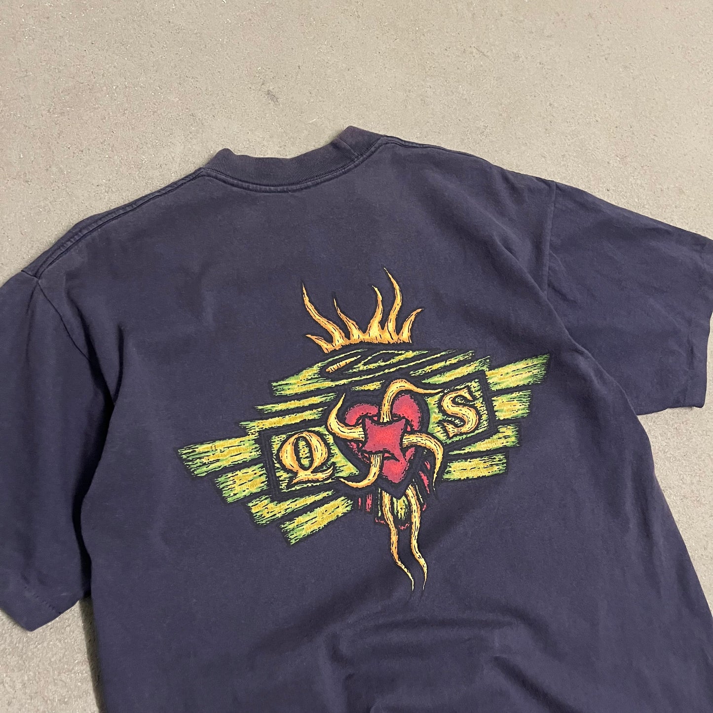 Vintage Purple Faded Quicksilver Tee - L