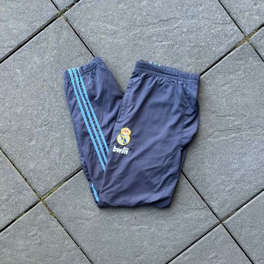 Vintage Blue Adidas Real Madrid Track Pants - L