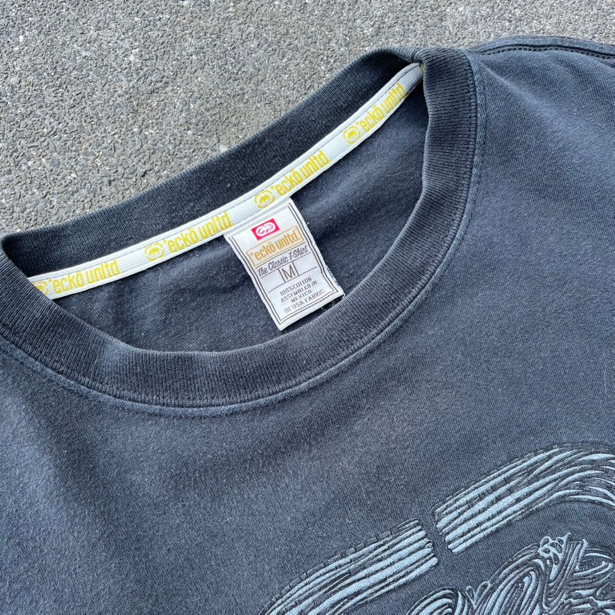 Vintage Y2K Black Ecko Longsleeve - L