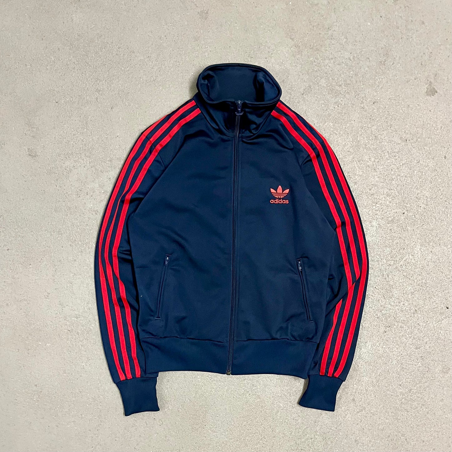 Blue Red Adidas Track Jacket - L (W)