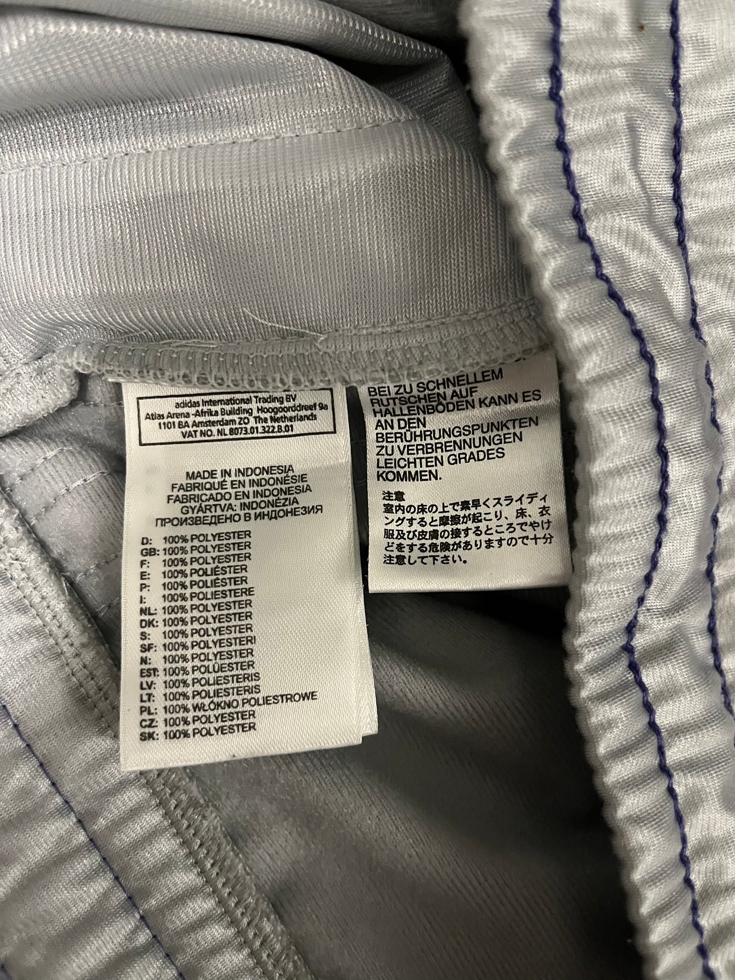 2009 Silver Purple Adidas Track Pants - S (W)