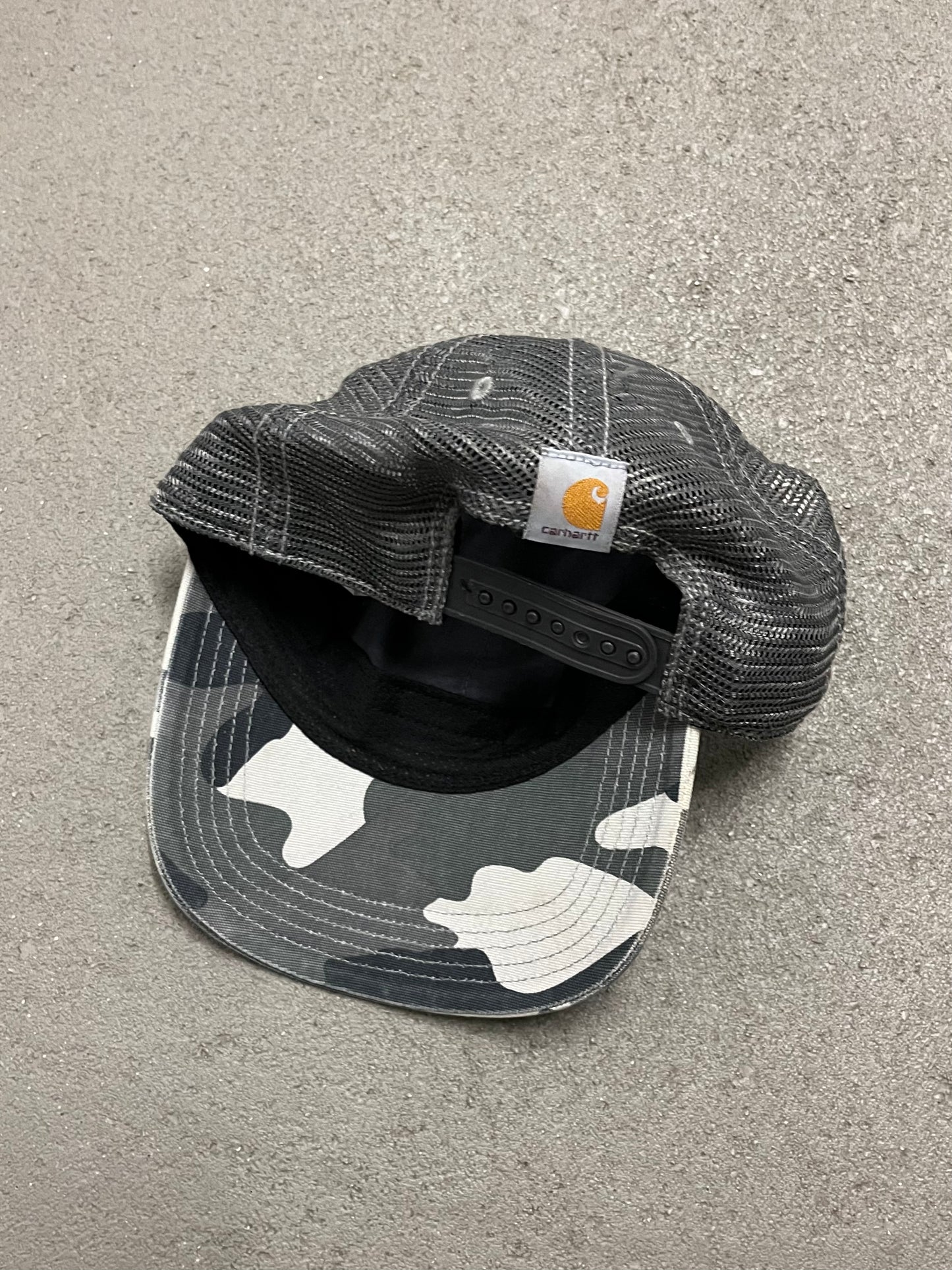 2017 Green Camo Carhartt Trucker Cap