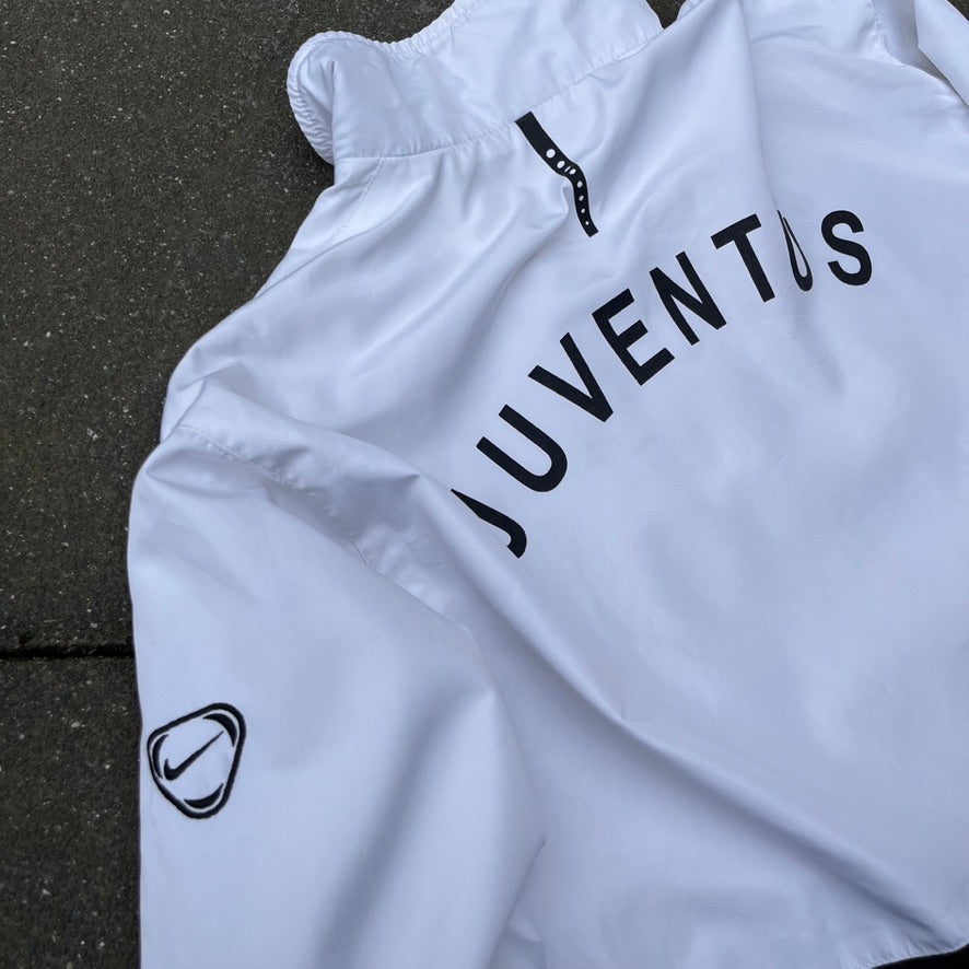 Vintage White Juventus Turin Track Jacket - L