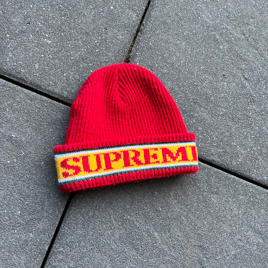 Red Supreme Beanie