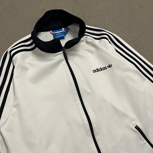 2017 White Blue Adidas Beckenbauer Track Jacket - M