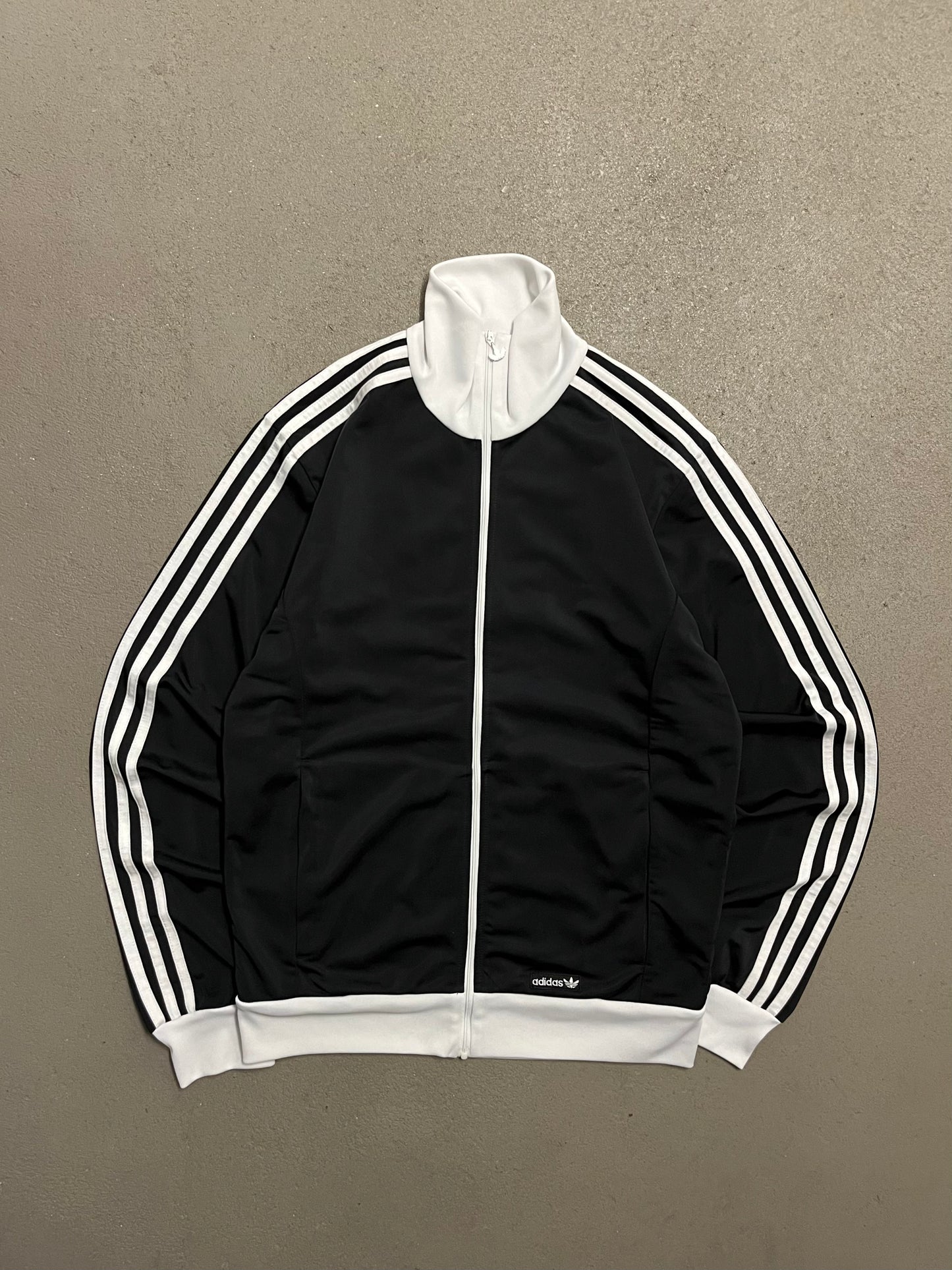 2008 Black Adidas Beckenbauer Track Jacket - M