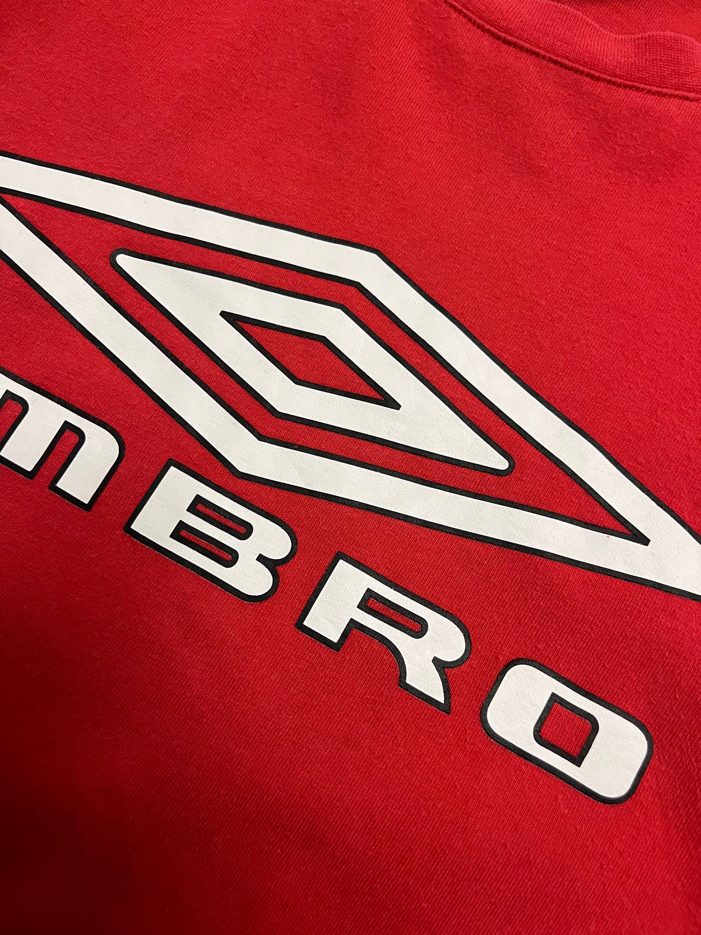 Vintage Y2K Red Umbro Tee - M