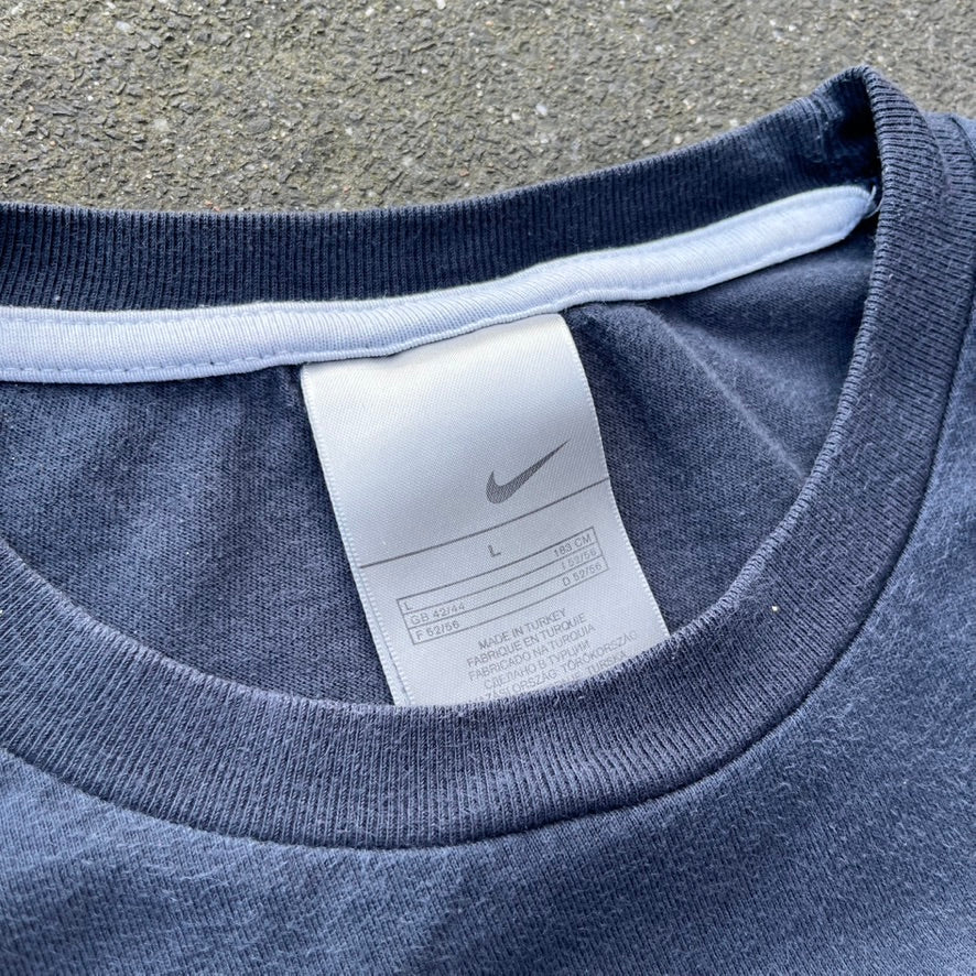 Vintage Faded Grey Nike Tee - M