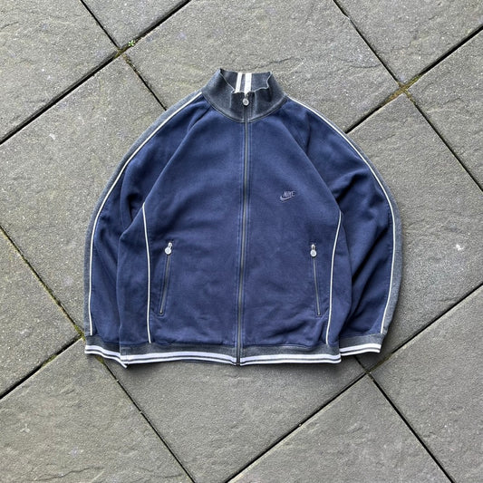 Vintage Blue Nike Zip Up - L