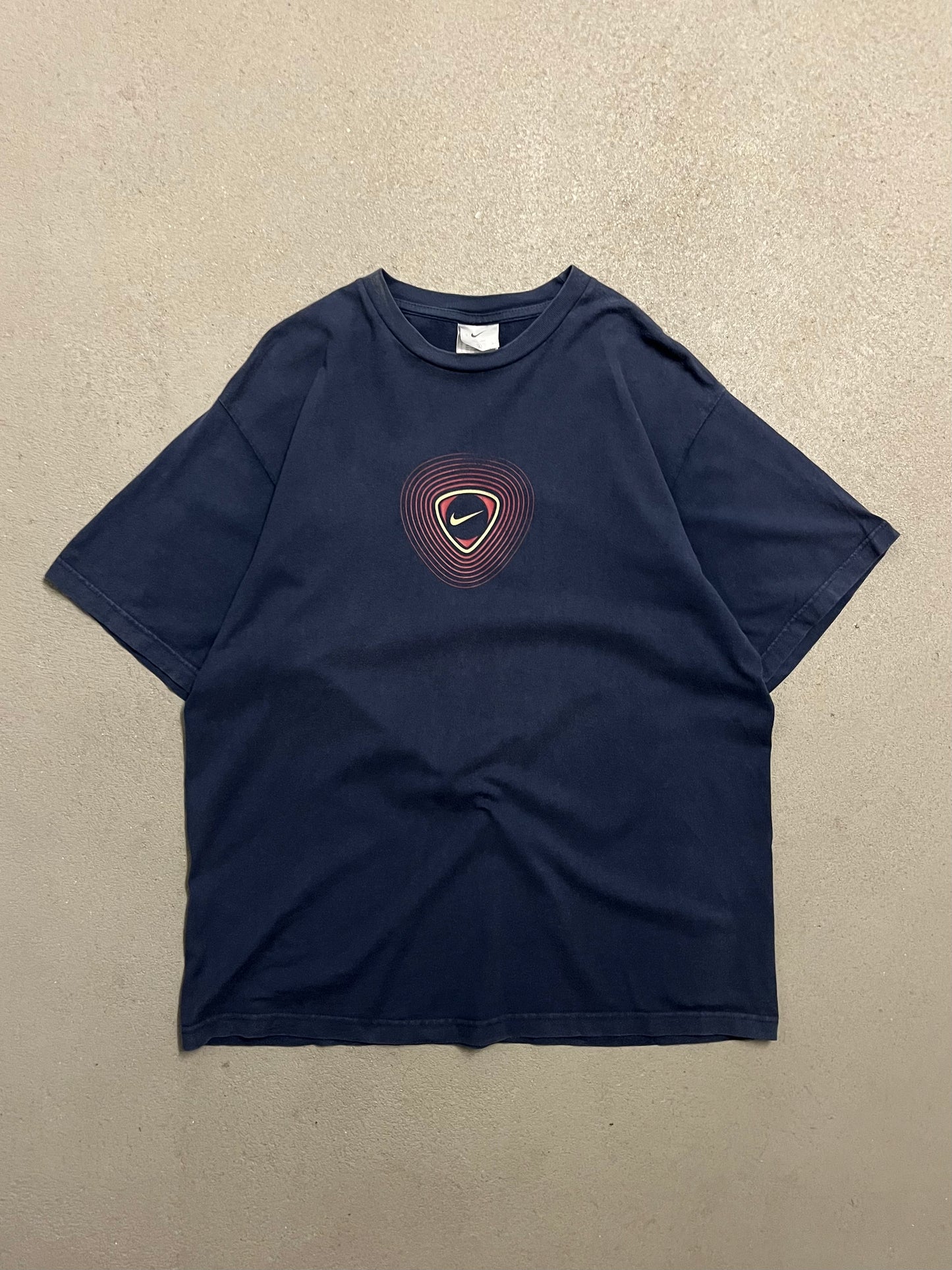 Vintage Y2K Blue Nike Tee - L