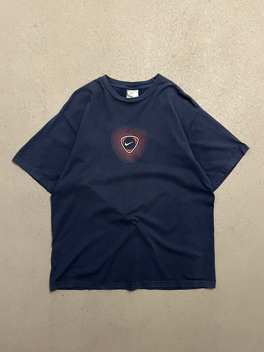 Vintage Y2K Blue Nike Tee - L