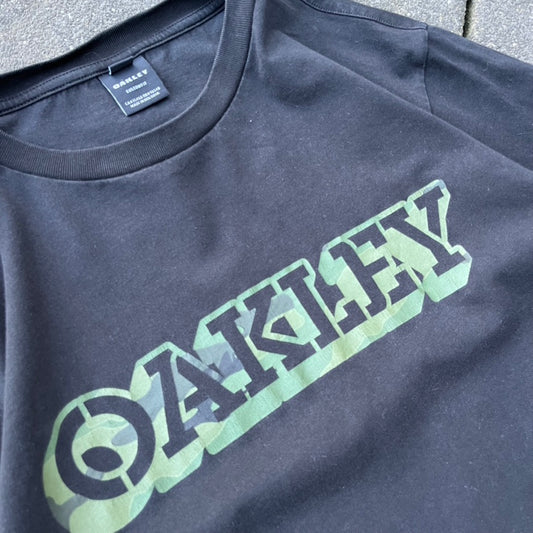 Black Camo Oakley Tee - M