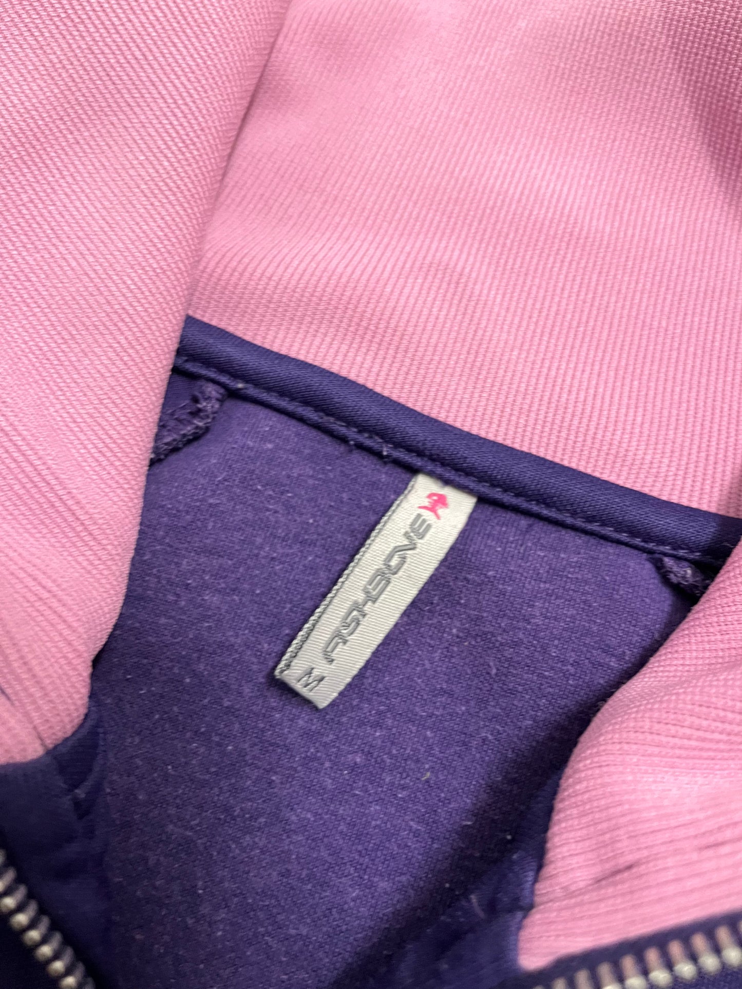 Vintage Y2K Purple Pink Fishbone Disco Track Jacket - M (W)