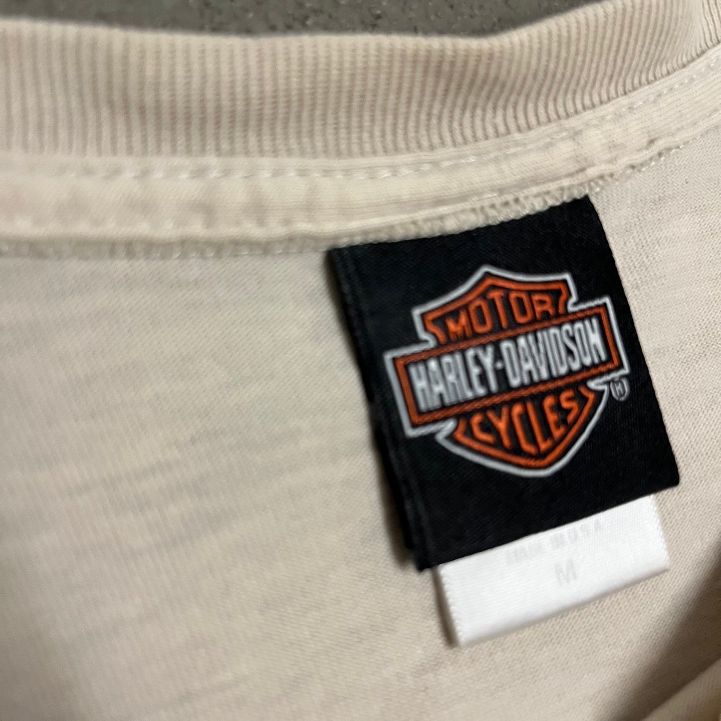 2007 Beige Harley Davidson Tribal Longsleeve - L