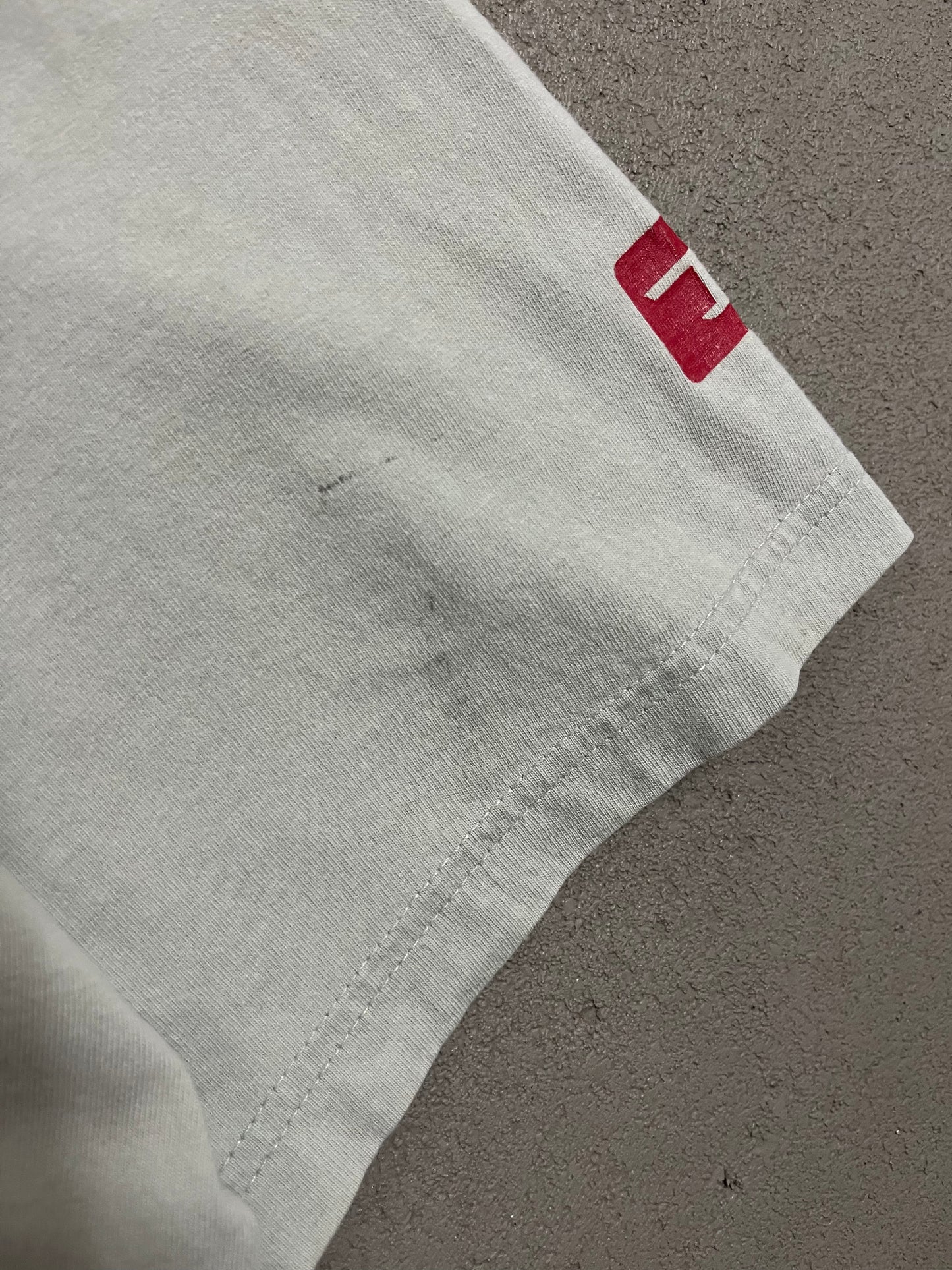 Vintage Y2K Grey Diesel Dragon Tee - L