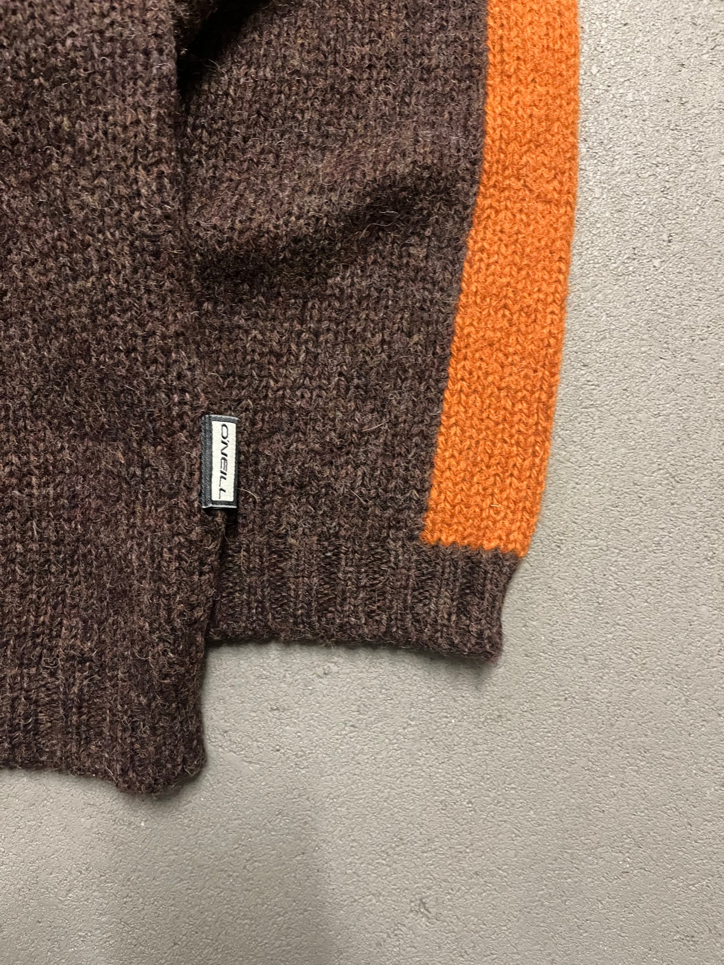 Vintage Y2K Brown O'Neill Shetland Lana Wool Sweater - XL