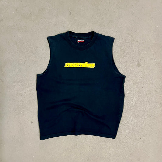 Vintage 2002 Black Mambo Surfwear Tank Top - L