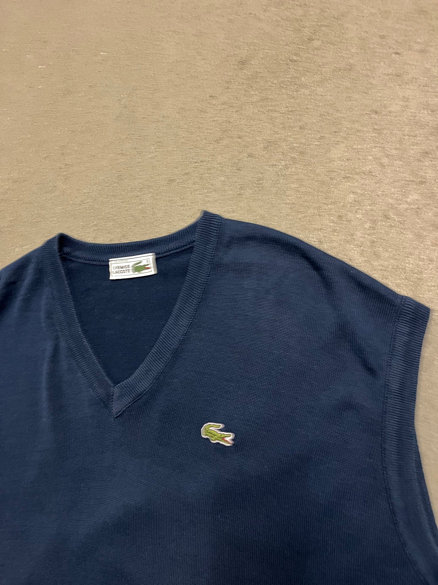 Vintage Lacoste Knit Vest - M