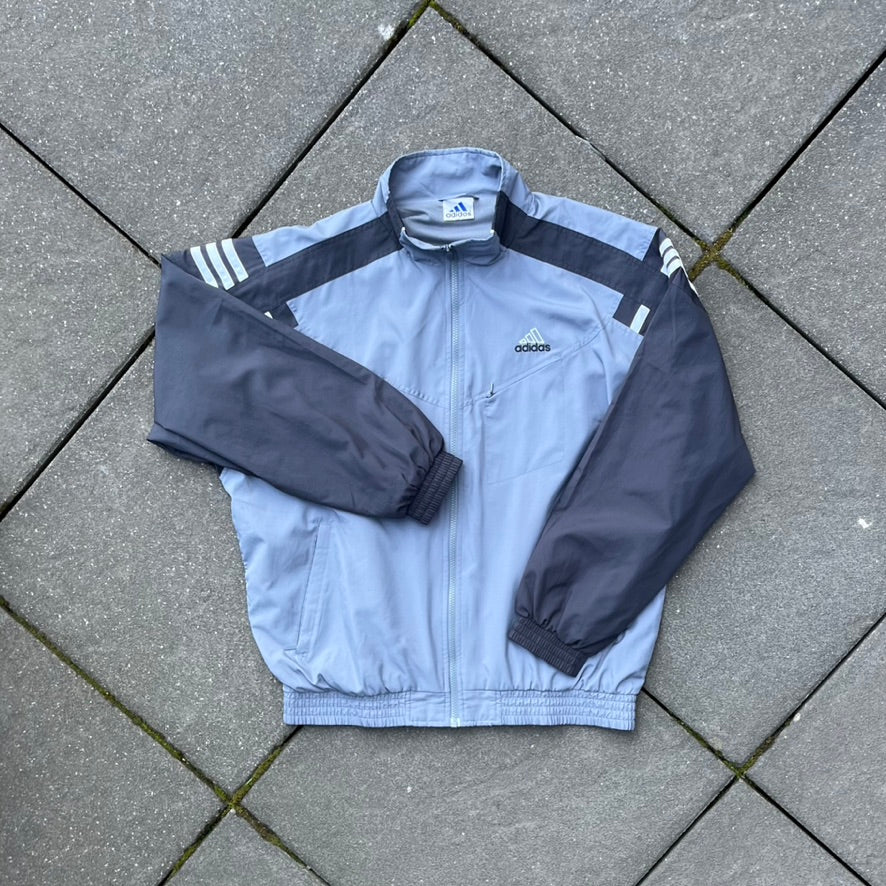Vintage 2001 Grey Adidas Track Jacket - L