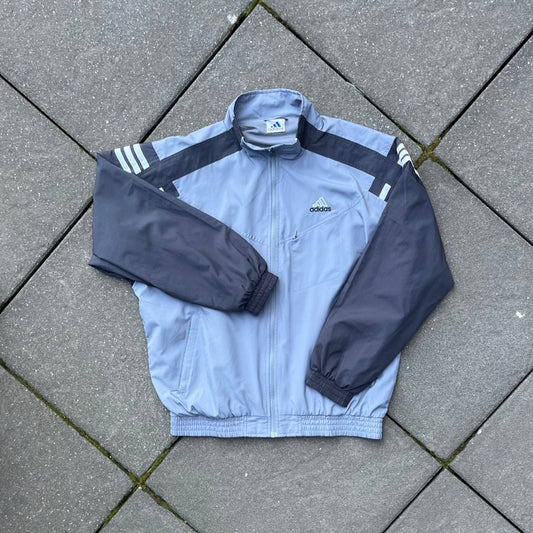 Vintage 2001 Grey Adidas Track Jacket - L